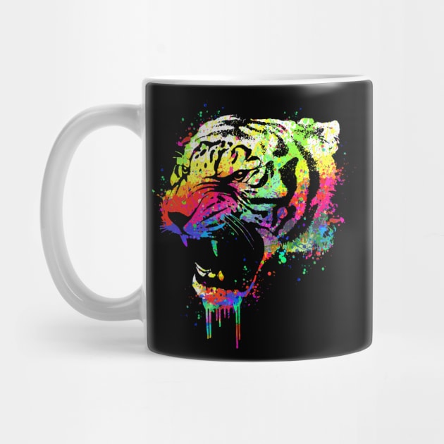 Technicolor Tiger by clingcling